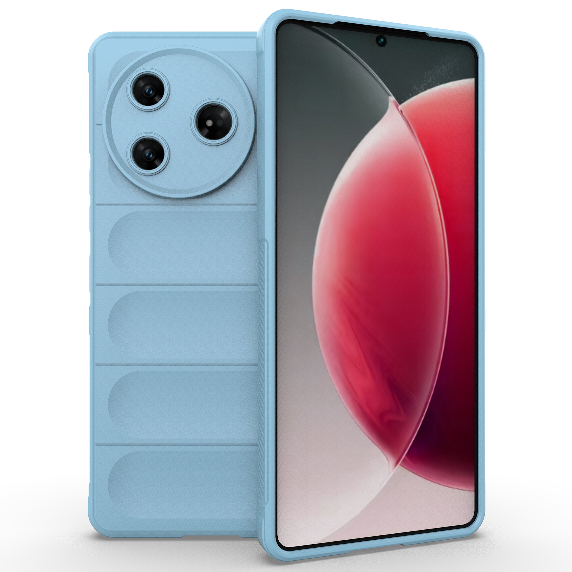 For TECNO Camon 30 Pro 5G Case Anti-Drop Soft TPU Rugged Phone Back Cover - Baby Blue