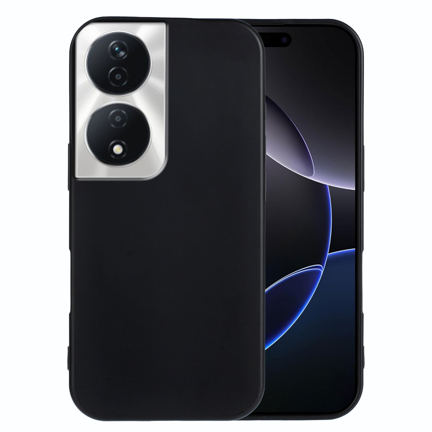 For Honor X7b 5G / Honor 90 Smart / Honor Play 50 Plus 5G / Honor Play 8T 5G / Honor X7b 4G TPU Case Soft Matte Anti-fingerprint Phone Back Cover - Bl
