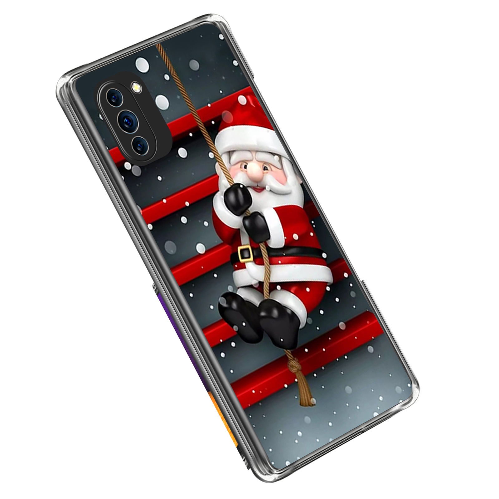 

Für Huawei Nova 10 Pro 4G Christmas Series Soft TPU Telefon Zurück -deckungsmuster -druckschutzhülle - Weihnachtsmann, Huawei nova 10 Pro 4G