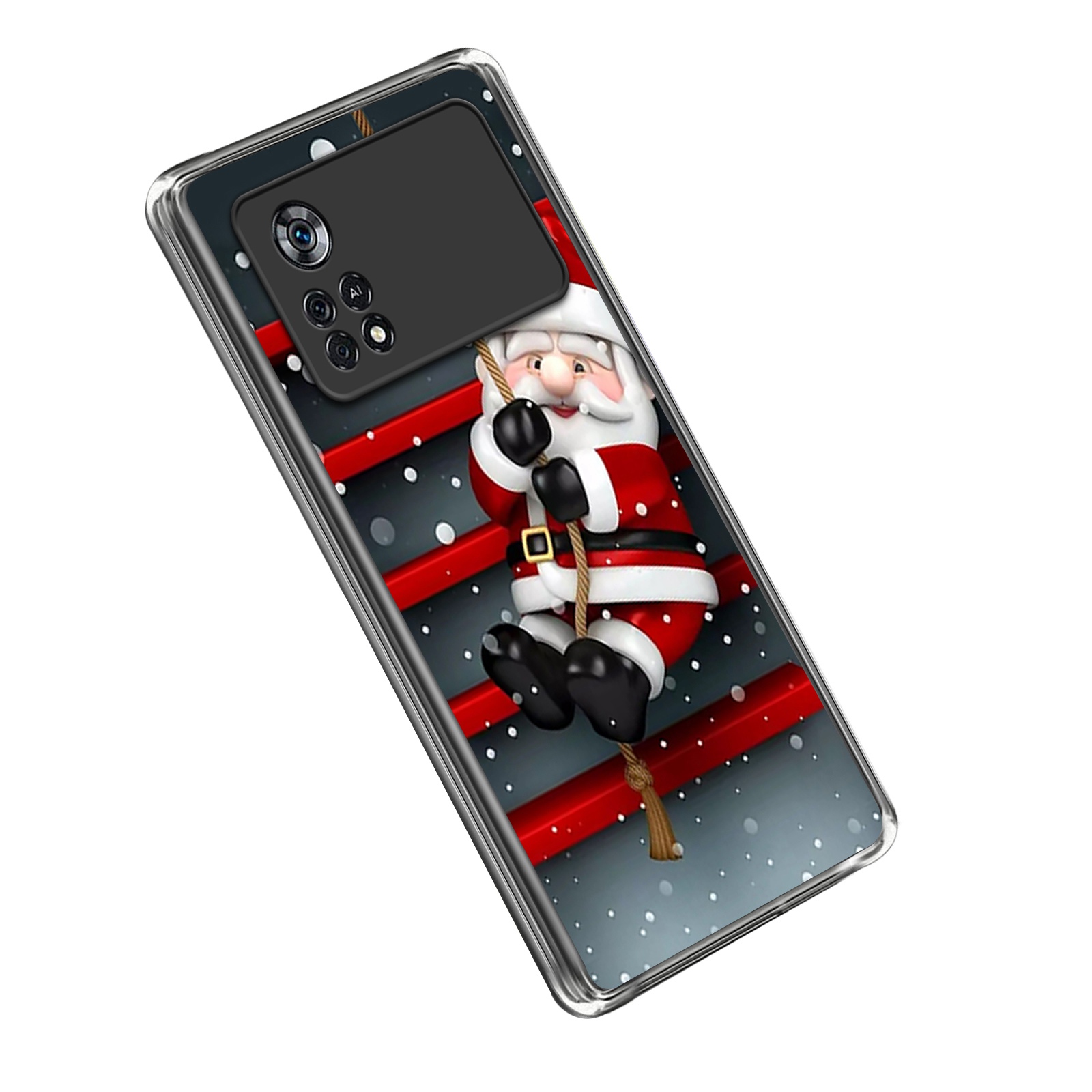 

Schutzhülle Der Weihnachtserie Für Xiaomi Poco X4 Pro 5G, Musterdruckweiche Tpu-anti-drop-abdeckung - Weihnachtsmann, Xiaomi Poco X4 Pro 5G