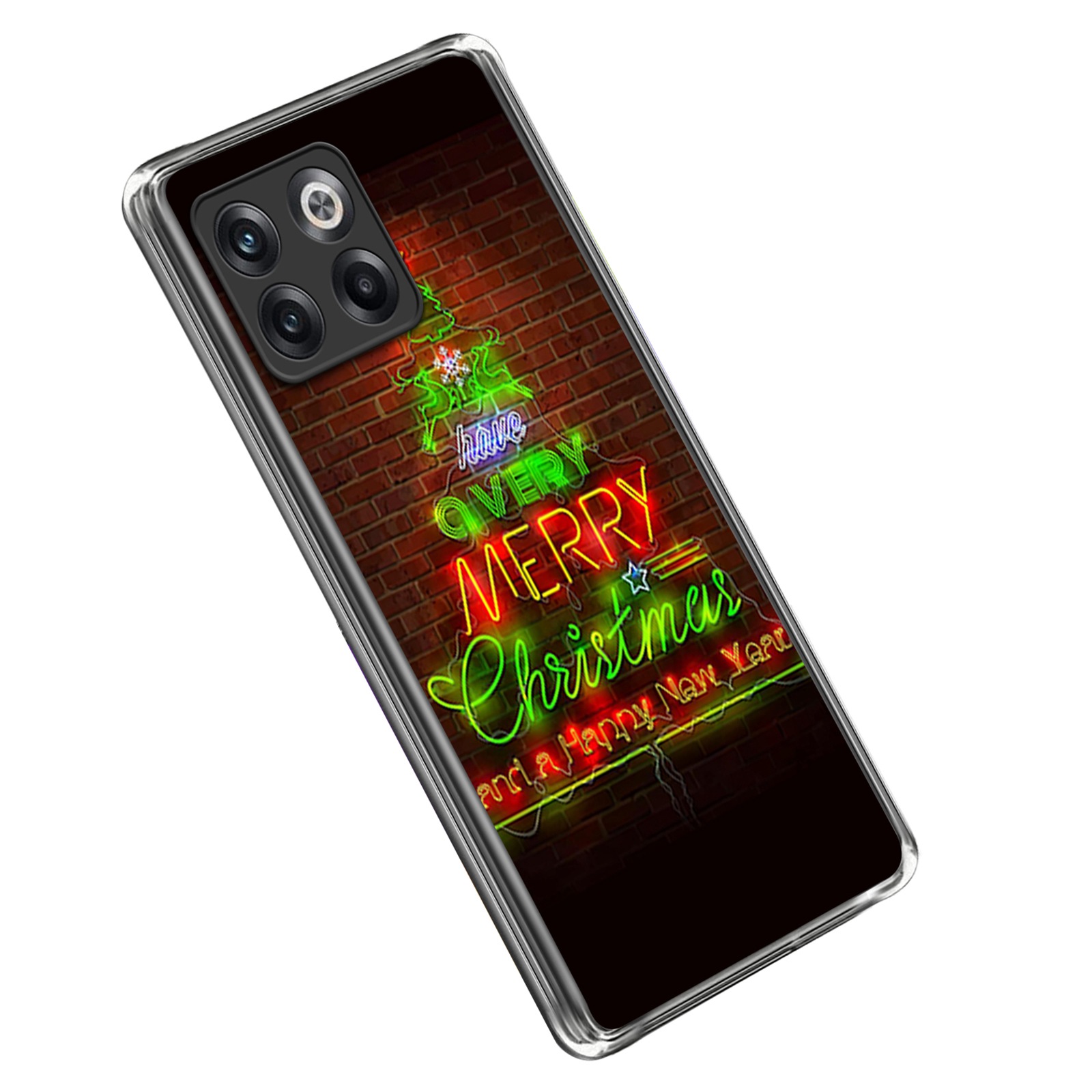 

Für OnePlus Ace Pro 5g / 10T 5G Weihnachten Serie TPU Muster Druckkoffer Schockdettel Rückseite Abdeckung - Fröhliche Weihnachten, OnePlus Ace Pro 5G