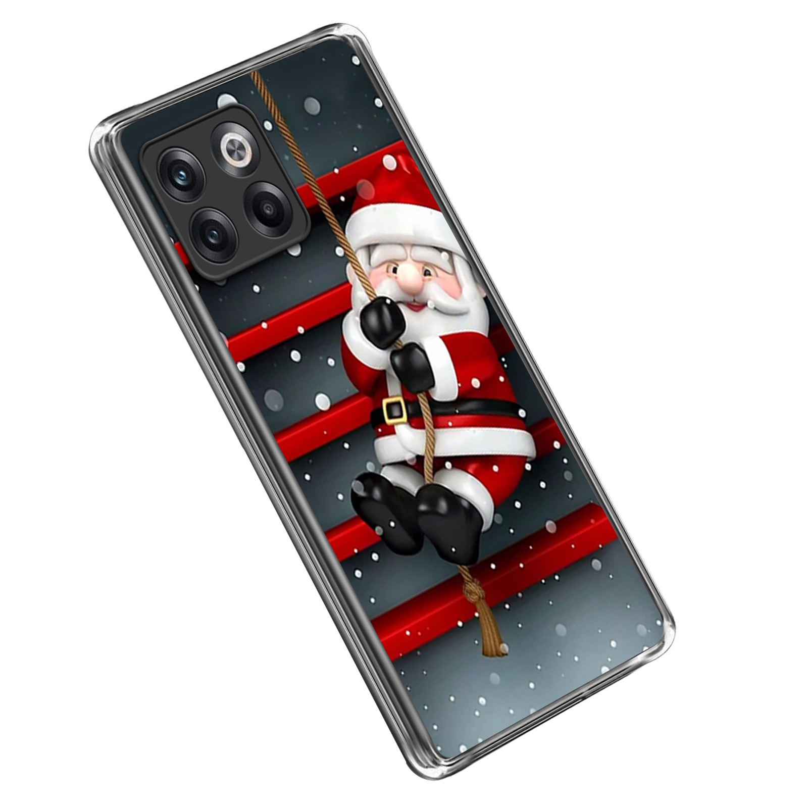 

Für OnePlus Ace Pro 5g / 10T 5G Weihnachten Serie TPU Muster Druckkoffer Schockdettel Rückseite Abdeckung - Weihnachtsmann, OnePlus Ace Pro 5G