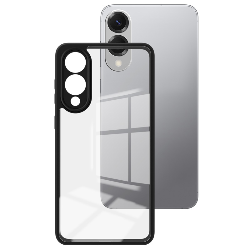 IMAK UX-9A Series for Samsung Galaxy S25 Edge Case Clear TPU PC Phone Cover Reinforced Corners