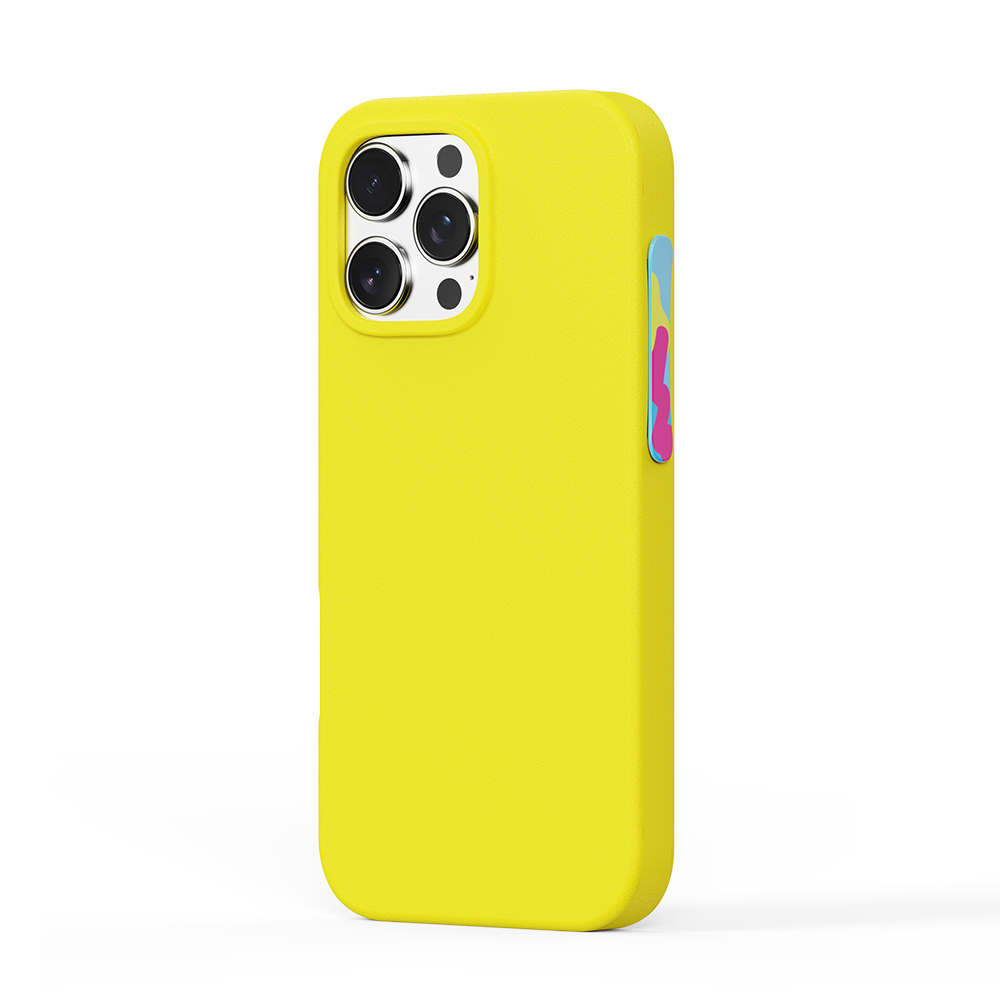 YOYOISLES For iPhone 16 Pro Case  Air Tec Series Detachable Customizable Buttons EVA Phone Cover - Yellow