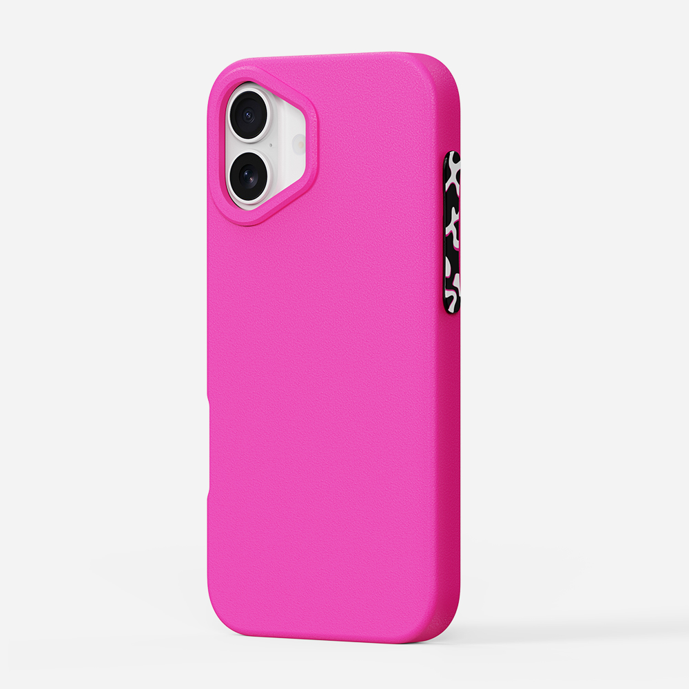 YOYOISLES For iPhone 16 Case  Air Tec Series Detachable Customizable Buttons EVA Phone Cover - Rose Pink