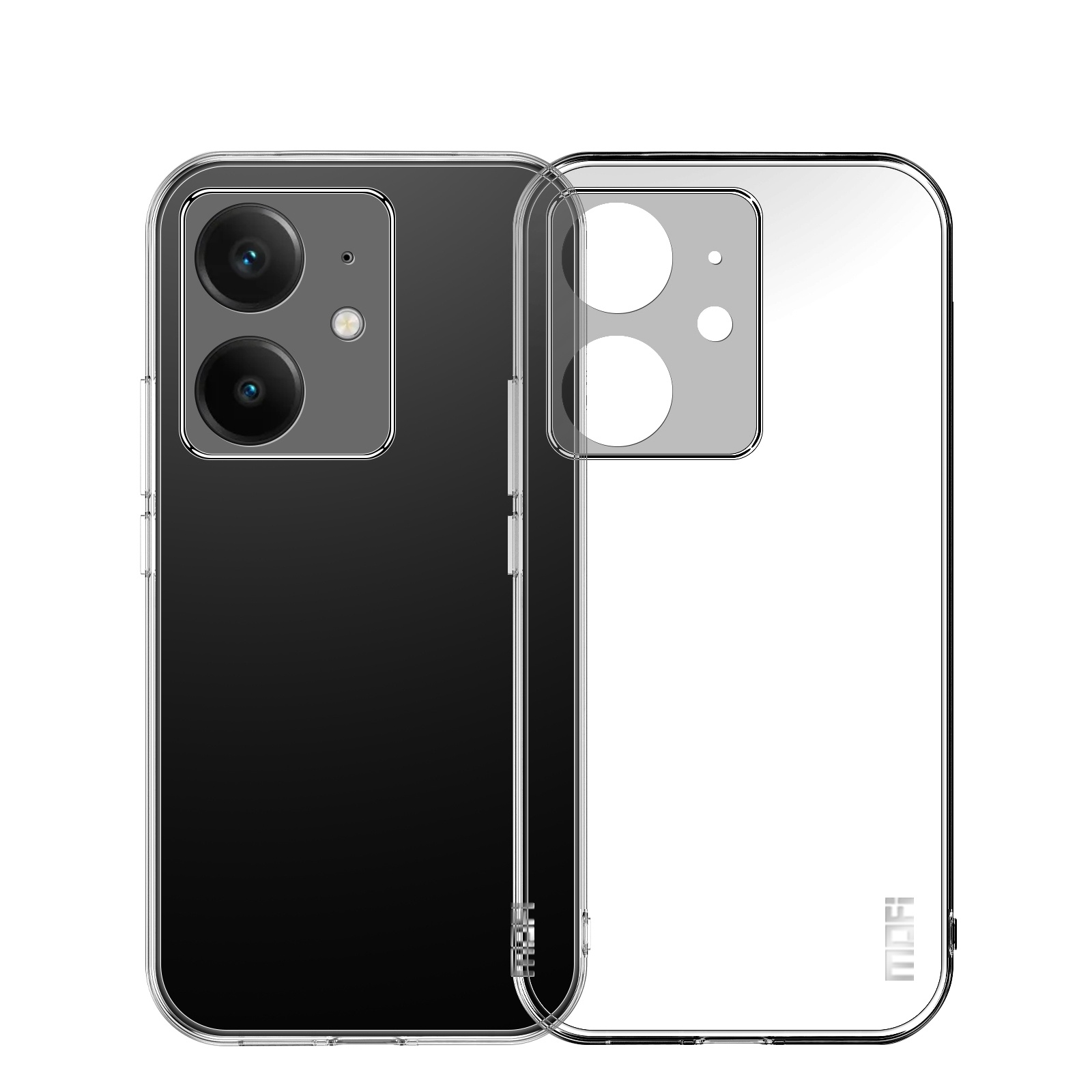 MOFI For Realme Neo7 SE 5G Clear Phone Case  Ultra-Thin TPU Phone Back Cover - Transparent
