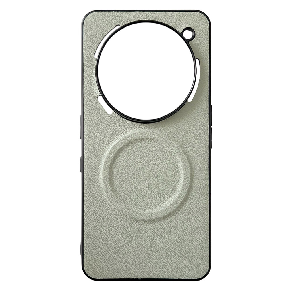 For Nothing Phone (3a) Pro Magnetic Case PU + TPU Phone Back Cover - Light Green