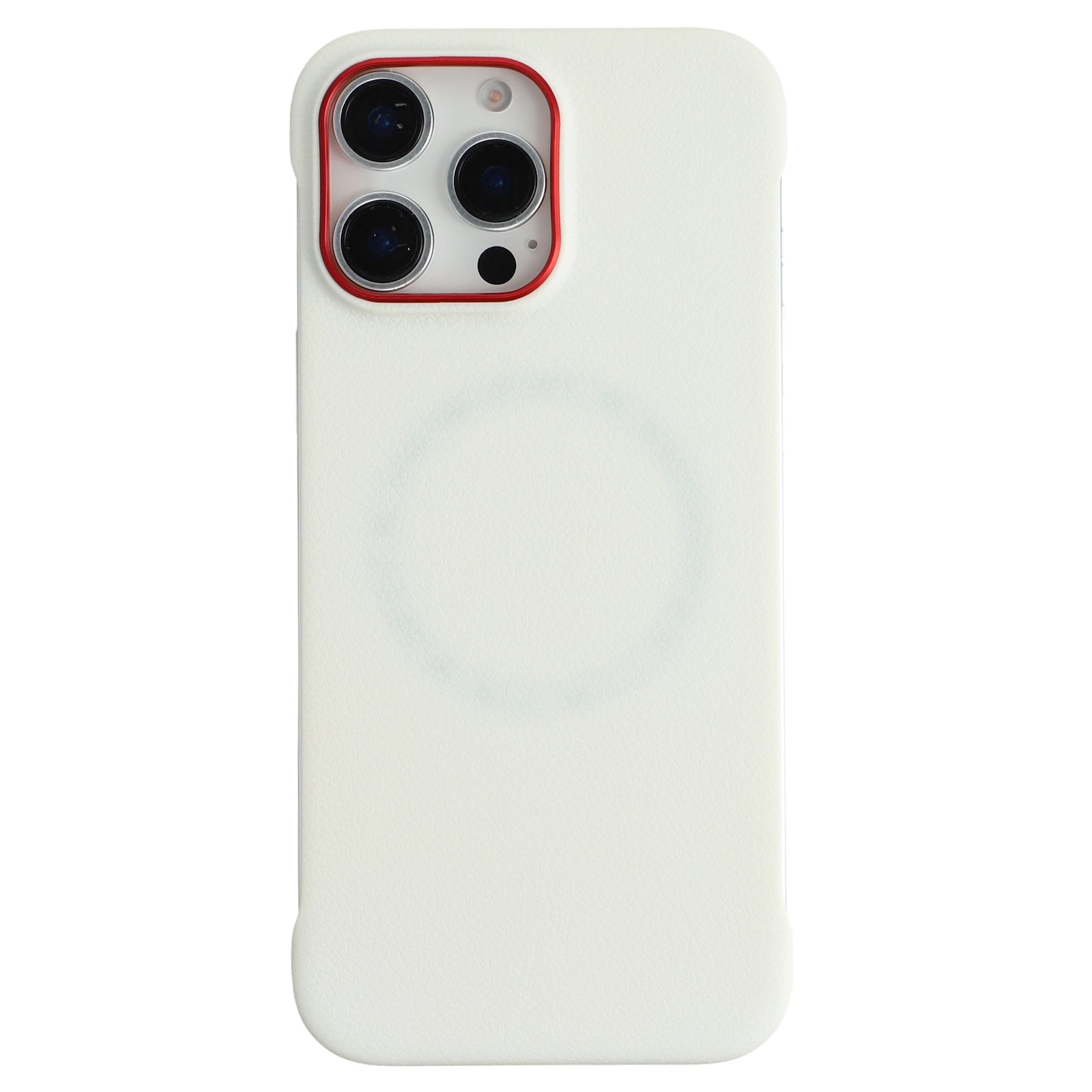 X-LEVEL For iPhone 16 Pro Magnetic Case Boardless PC + Metal Phone Back Cover - White