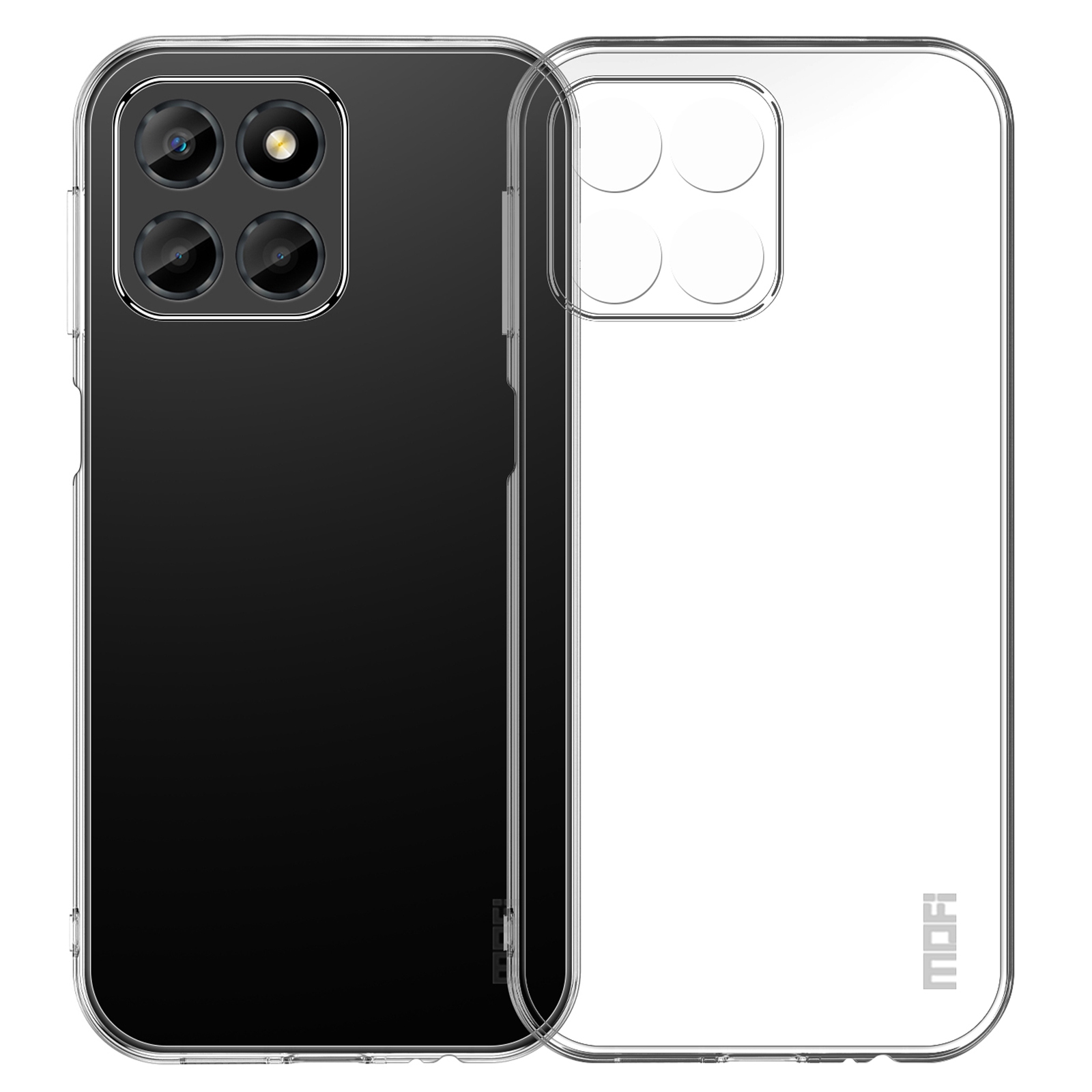

MOFI Für Ehren X8 5G Bump Proof Tpu-schale, Klarer Kristall, Nicht Gelber Hülle Schutz Telefonabdeckung, Honor X8 5G