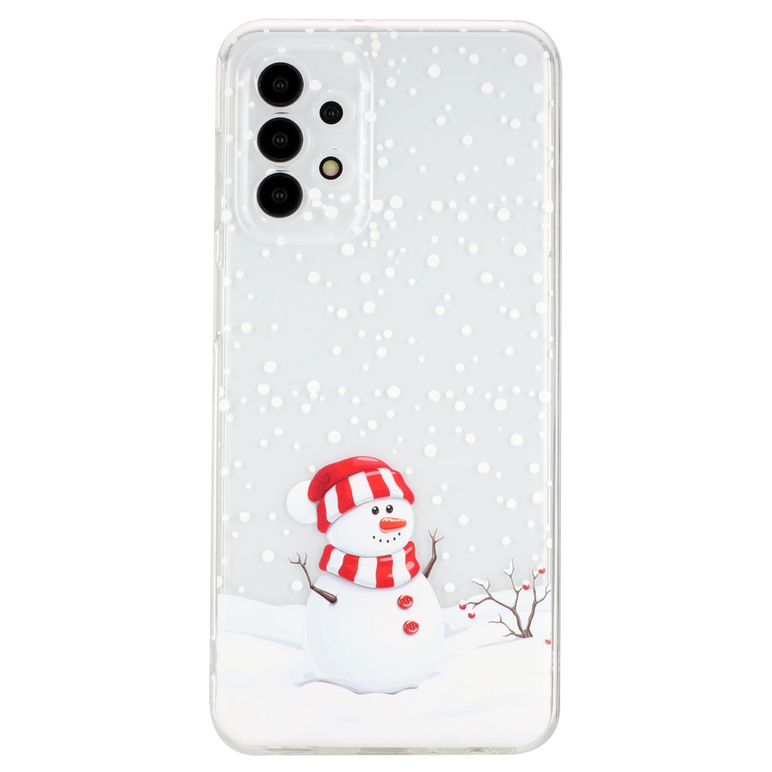 

Для Samsung Galaxy A53 5G Печать с Рисунком Рождественский Чехол Soft TPU Shock-resect - Рождественский Снеговик, Samsung Galaxy A53 5G
