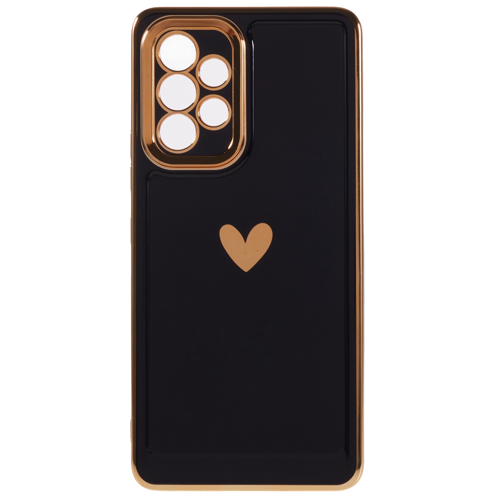 

6D Electroplating Phone Case for Samsung Galaxy A23 5G, Anti-scratch TPU Protective Phone Cover - Black, Galaxy A23 5G
