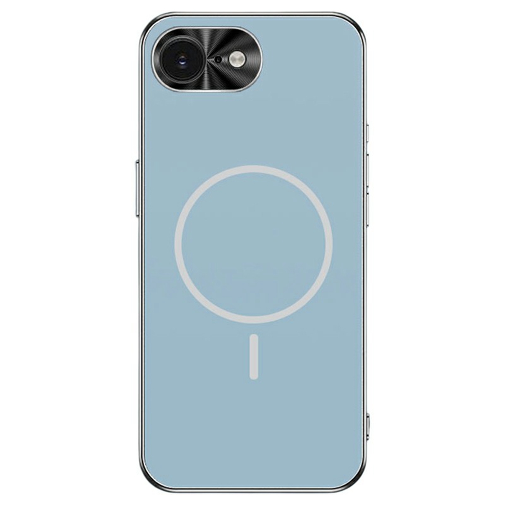 For iPhone 16e Case Compatible with MagSafe Acrylic + TPU Airbag Protection Phone Cover - Blue