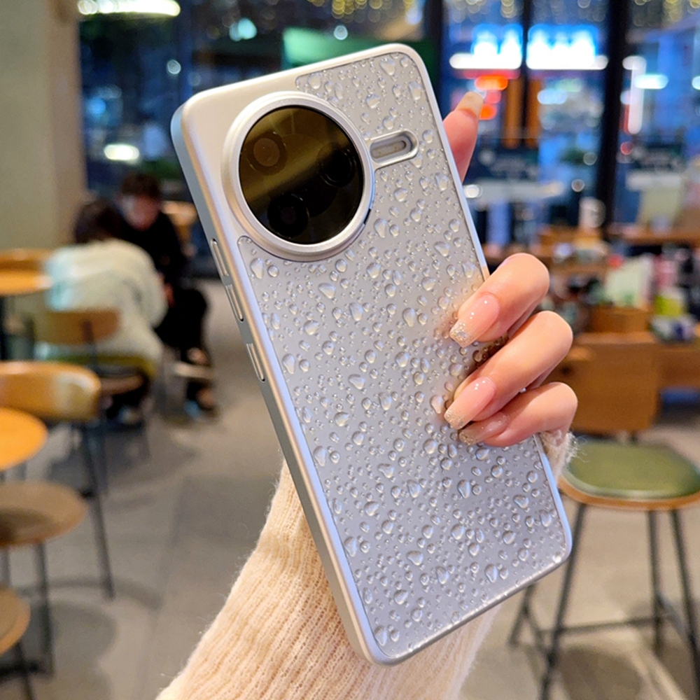 For Xiaomi Redmi K80 Pro 5G / Poco F7 Ultra 5G Case Creative Raindrop Phone Back Cover - Grey