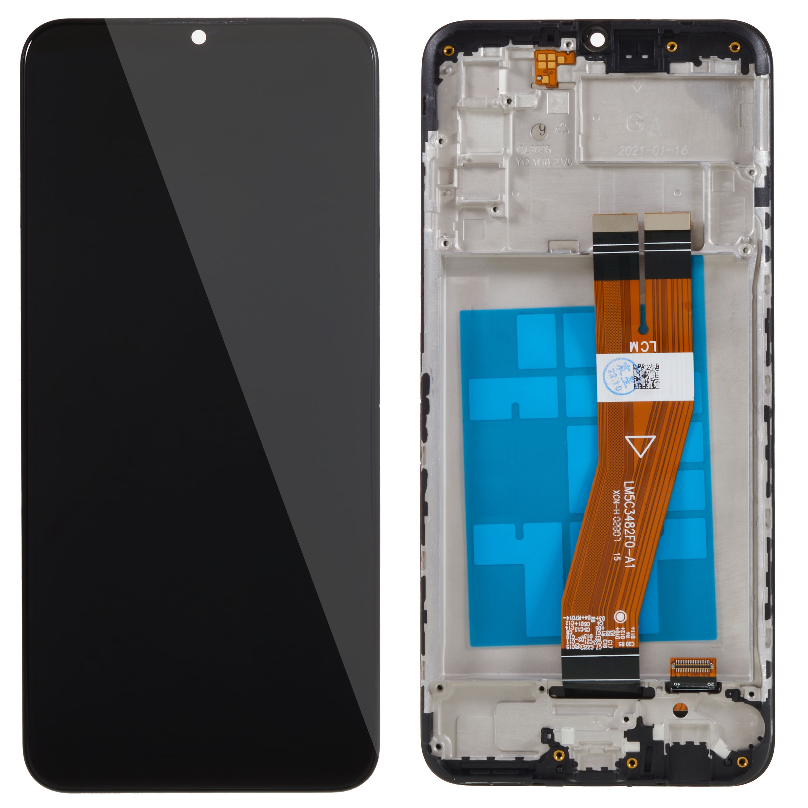 

Für Samsung Galaxy A02s (164,2x75.9x9.1mm) A025 Grade B LCD -bildschirm Und Digitalisiererbaugruppe + Rahmenersatzteil (ohne Logo), Galaxy A02s (164.2x75.9x9.1mm)