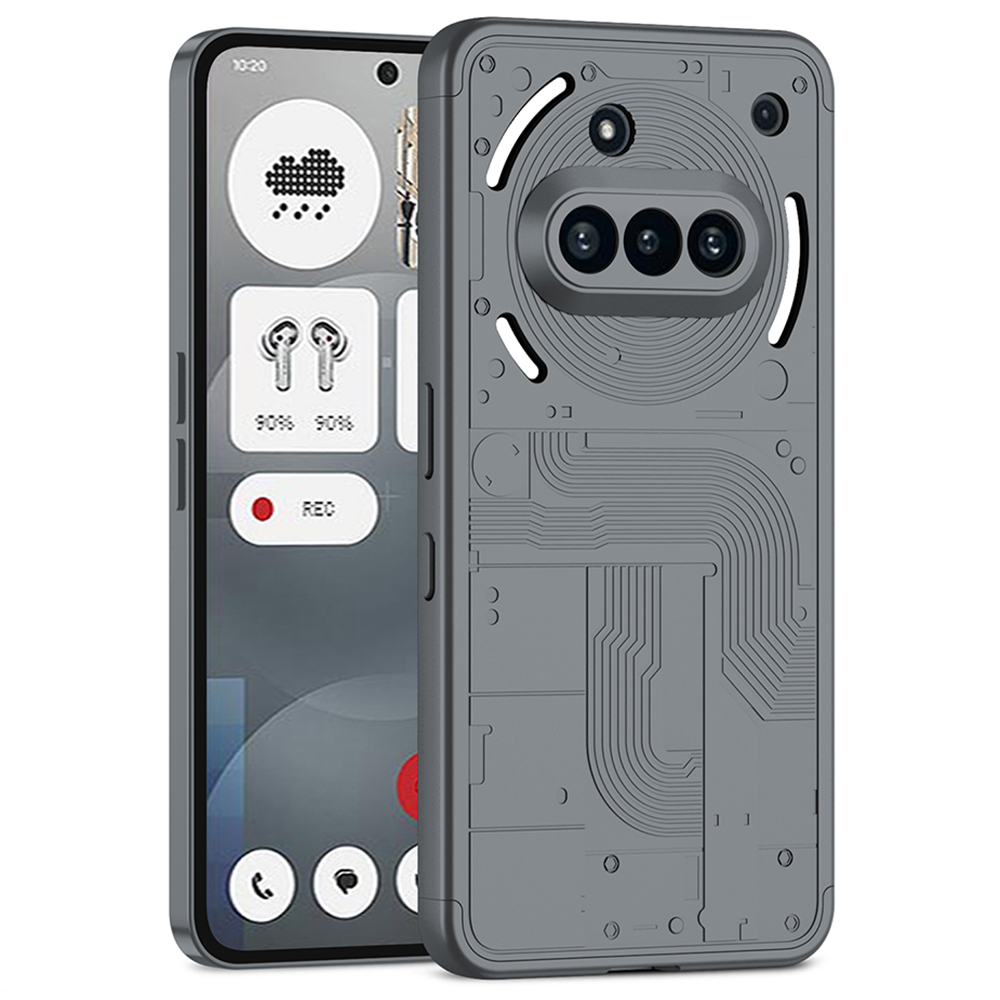 GKK Shield Series For Nothing Phone (3a) Case Detachable Design Hard PC Phone Cover - Grey
