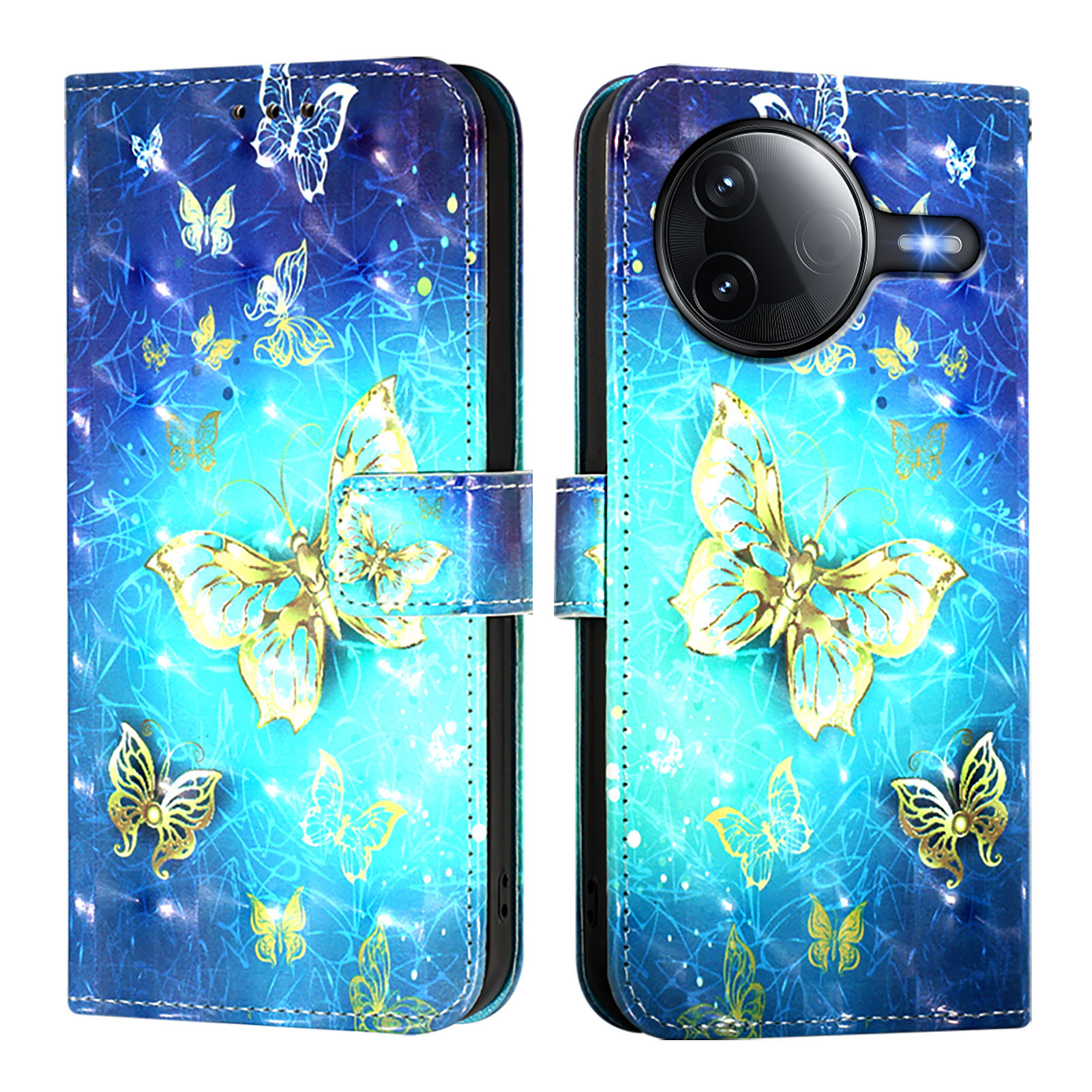 For Xiaomi Poco F7 Ultra 5G / Xiaomi Redmi K80 5G / Xiaomi Redmi K80 Pro 5G / Xiaomi Poco F7 Pro 5G Leather Case Pattern Printing Wallet Stand Mobile 