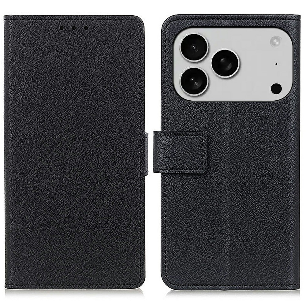 For iPhone 17 Pro Case PU Leather Stand Wallet Phone Cover