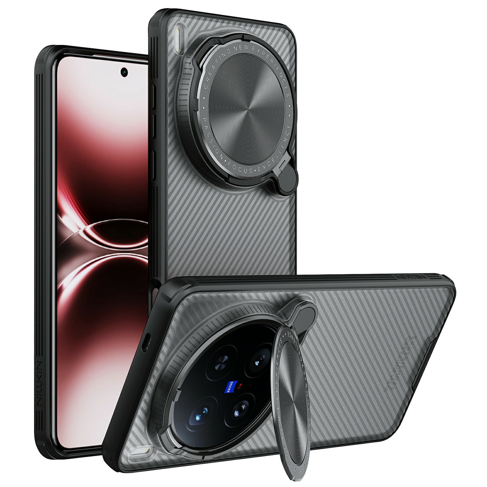 NILLKIN Camshield Prop Series for vivo X200 Ultra 5G Case Translucent Slide Camera Protection PC + TPU Phone Cover