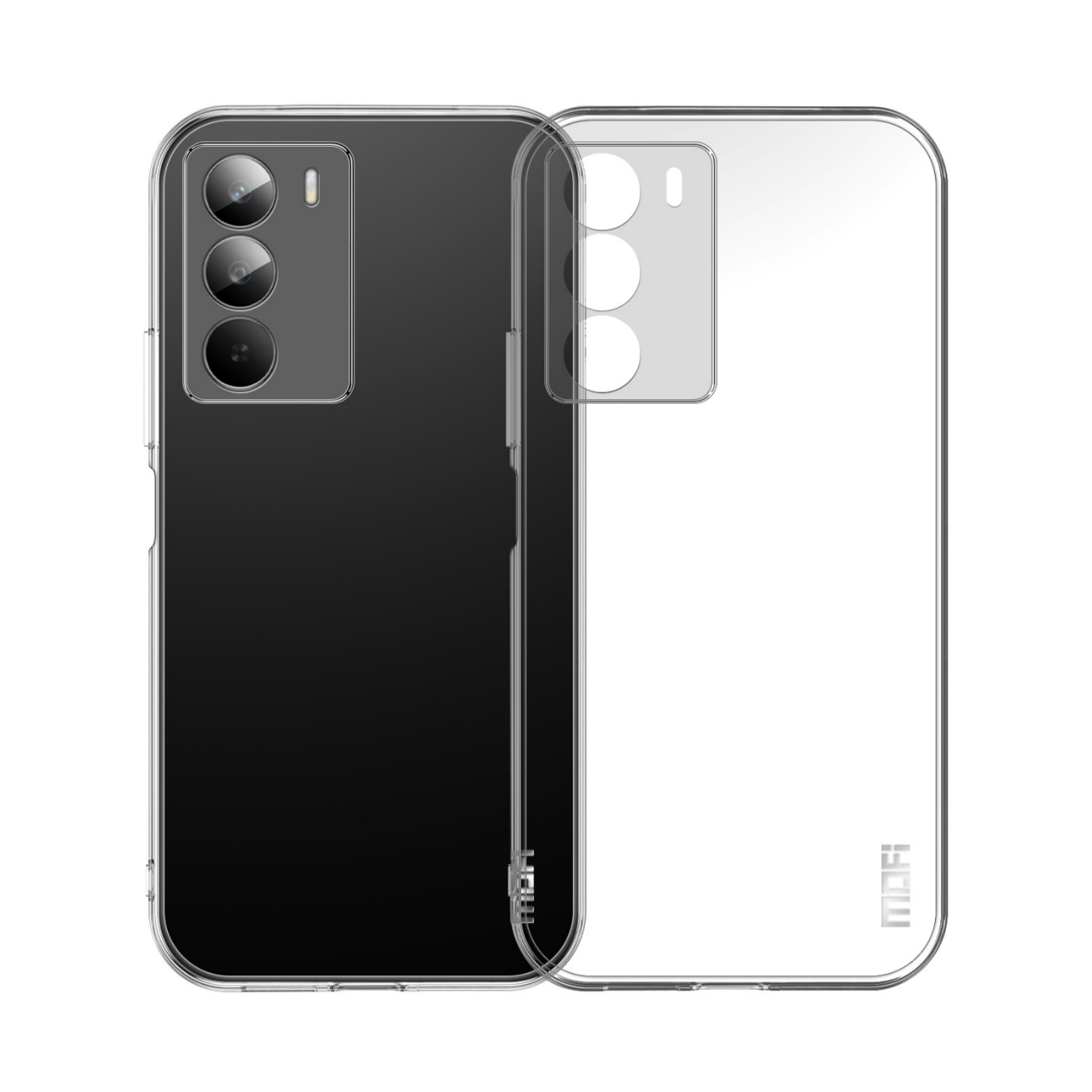 MOFI For Realme V70 5G / Realme V70s 5G / Realme 14x 4G Clear Phone Case  Ultra-Thin TPU Phone Back Cover - Transparent