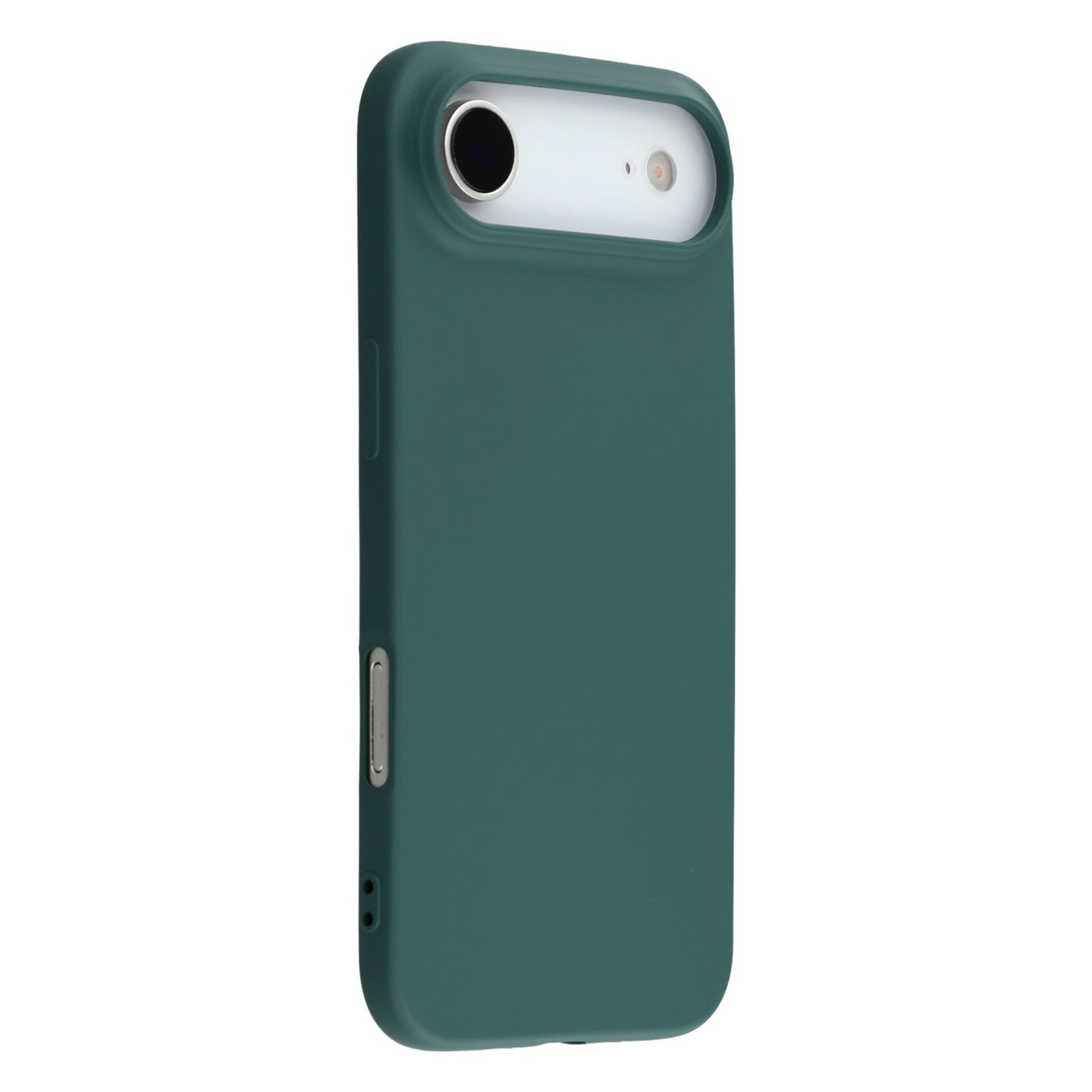 For iPhone Air TPU Case Soft Fiber Lining Anti-Scratch Phone Cover - Army Green