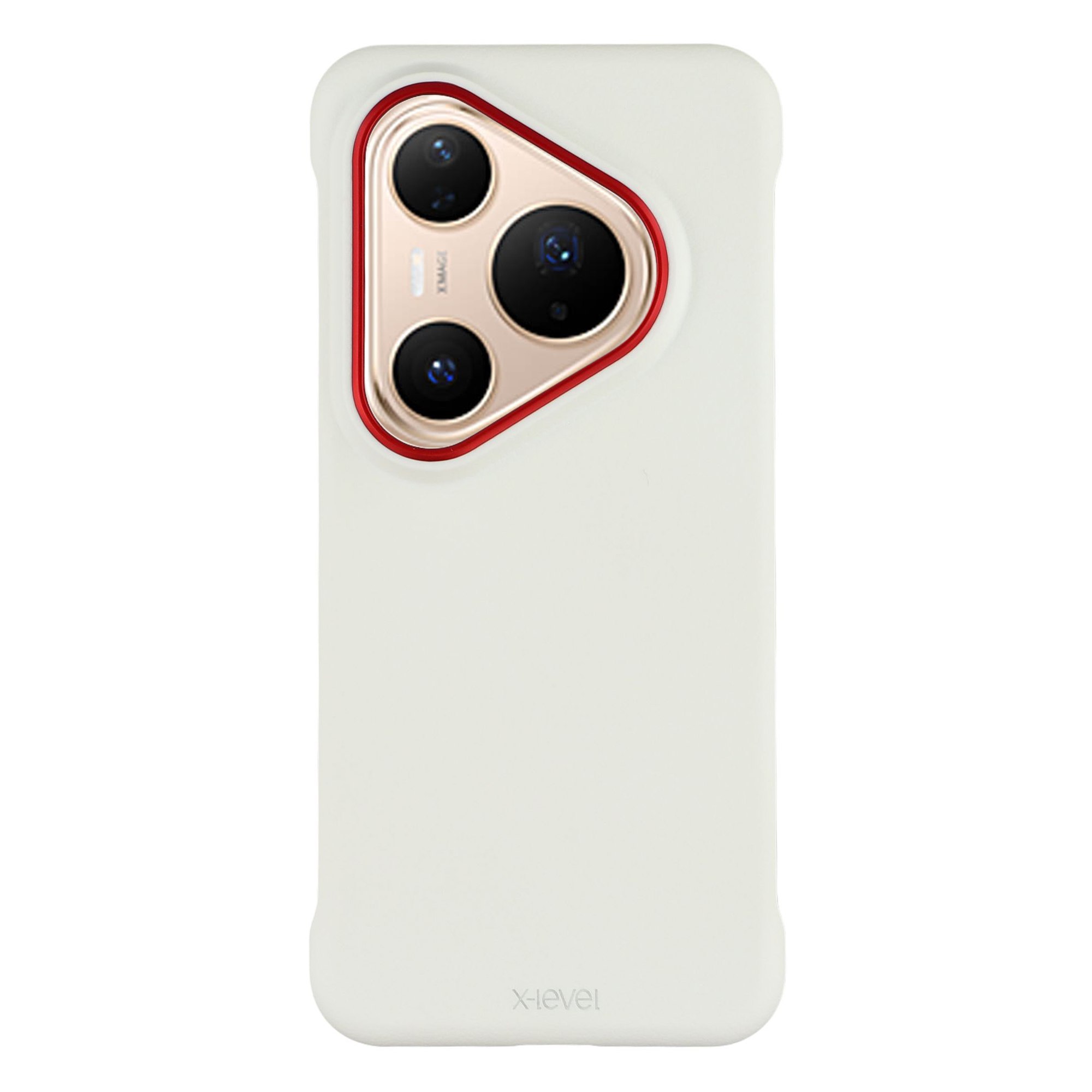 X-LEVEL For Huawei Pura 80 Pro / 80 Pro+ Magnetic Case Boardless PC + Metal Phone Back Cover - White