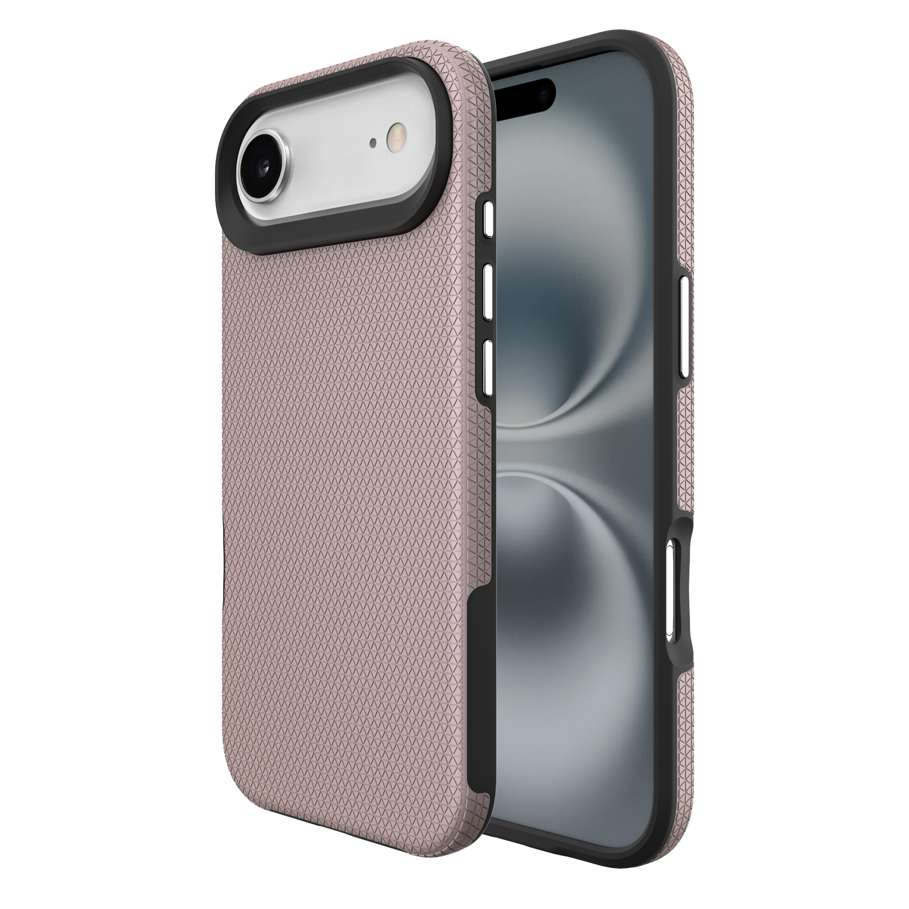 For iPhone Air Case Compatible with MagSafe Protective TPU + PC Phone Cover - Rose Gold