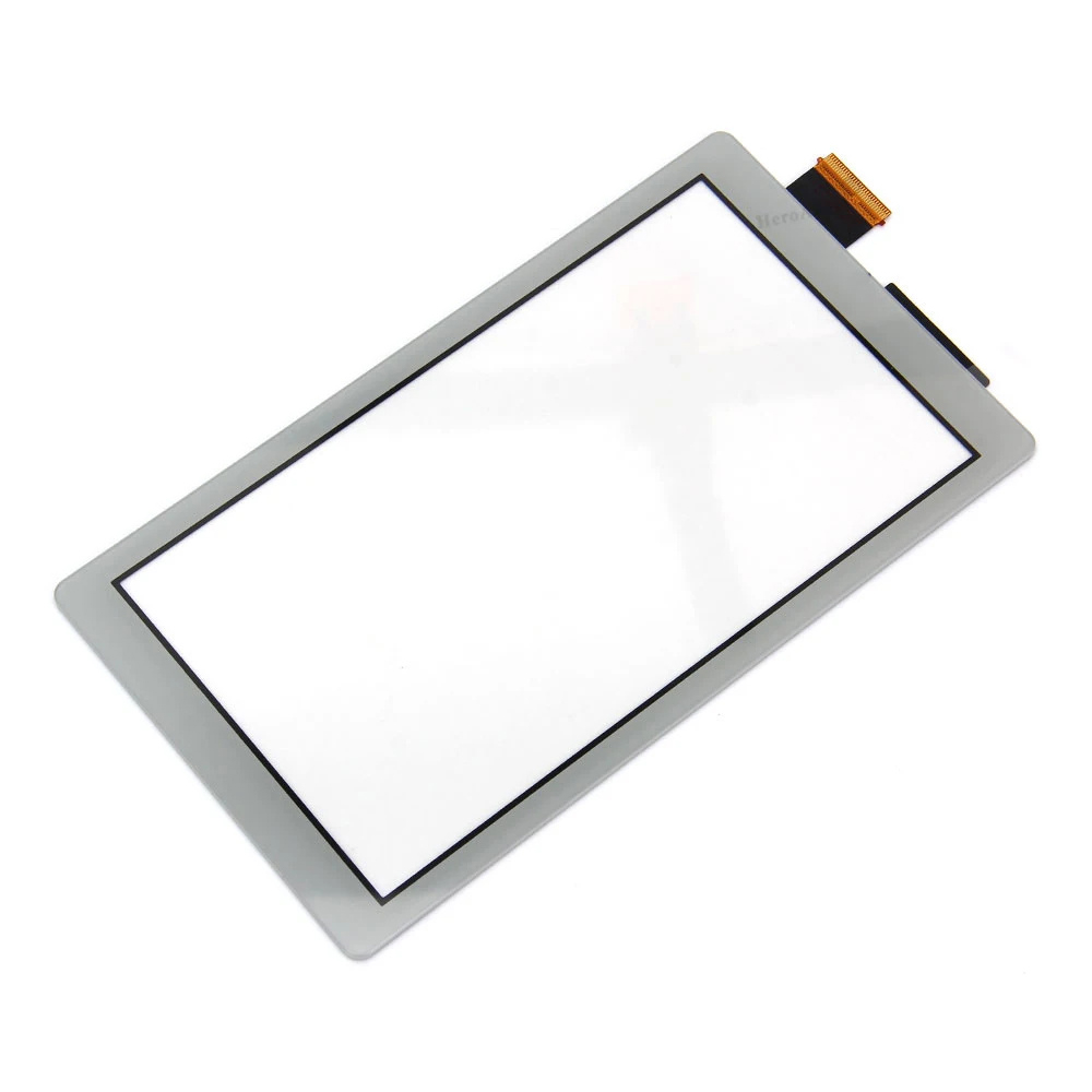 For Nintendo Switch Lite Grade C Digitizer Touch Screen Glass Replacement Part (Without Logo) - White