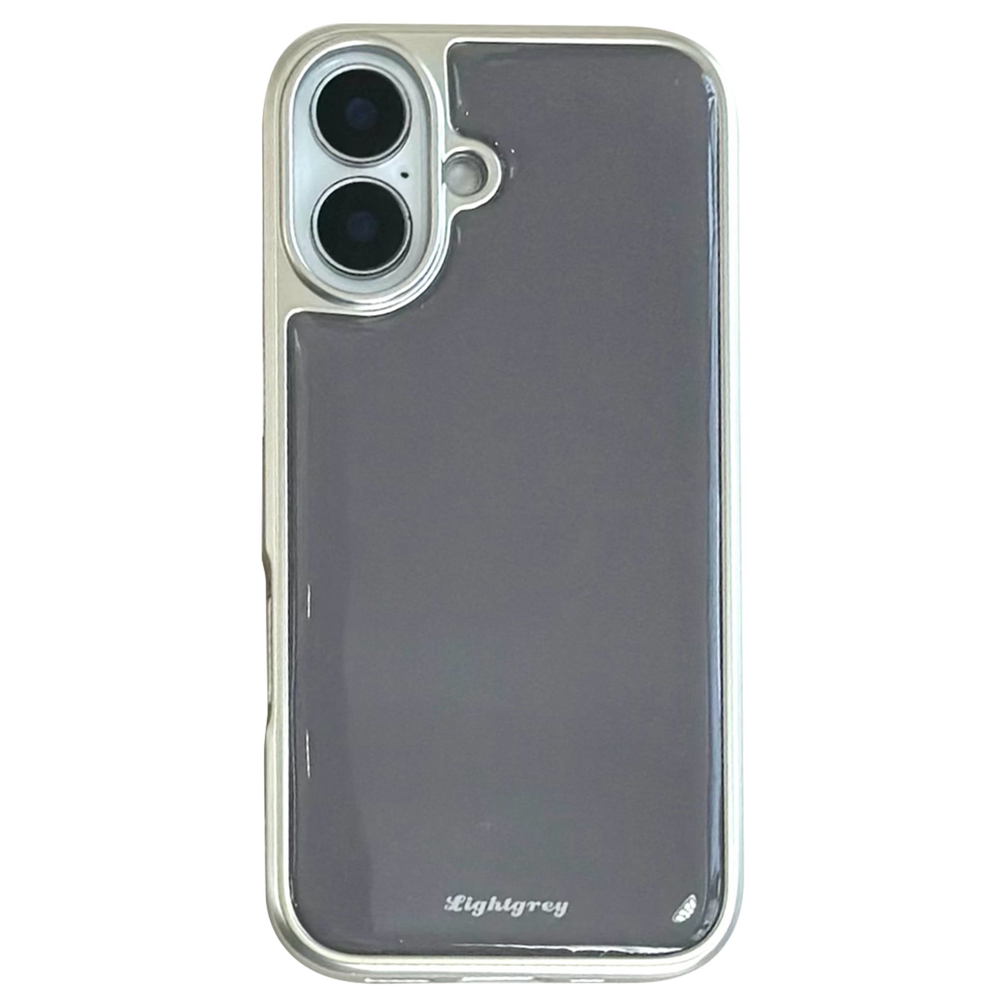 For iPhone 16 Case Minimalist Aesthetic Hard PC Epoxy Phone Cover