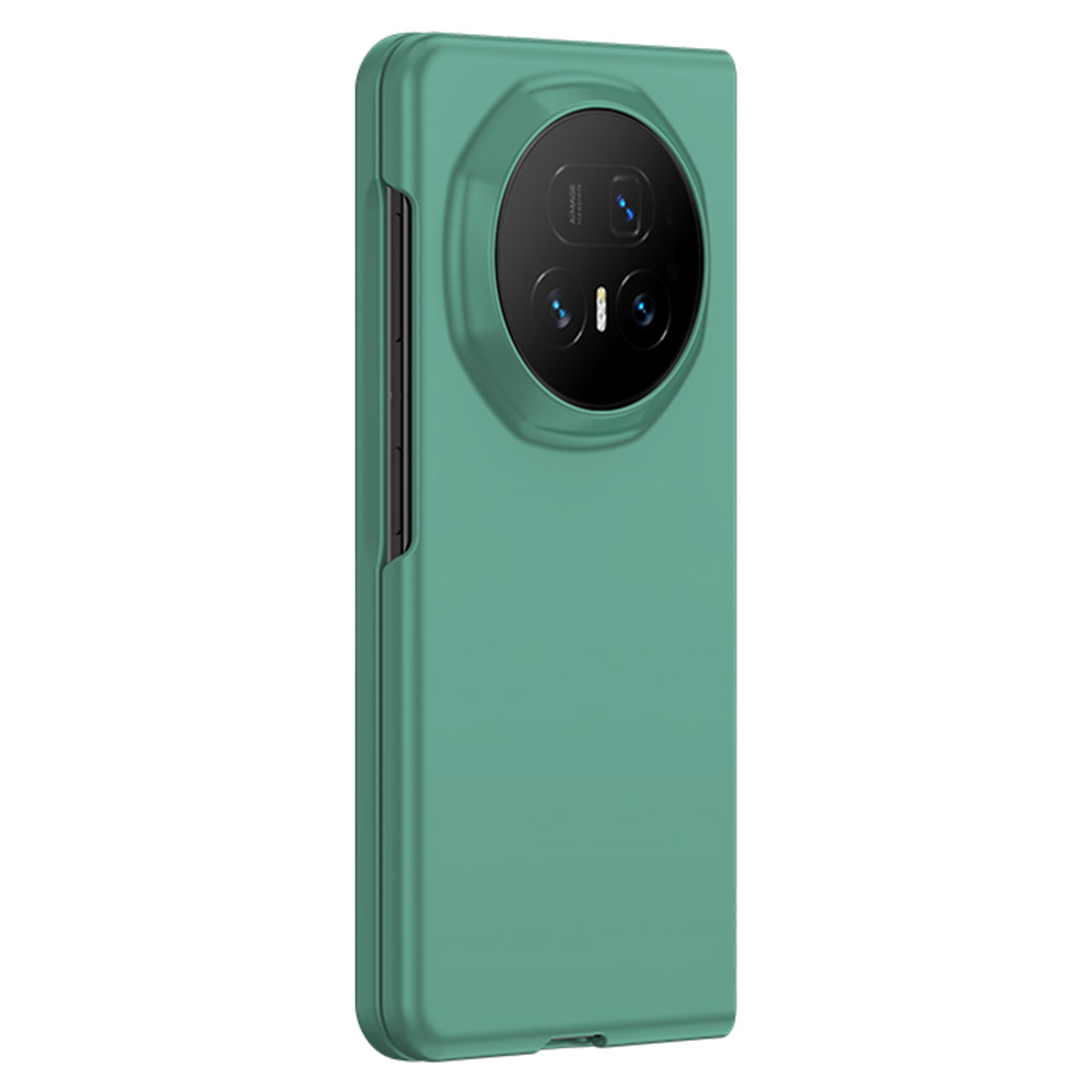For Honor Magic V5 5G Case Skin-Touch Texture Hard PC Folding Phone Cover - Dark Green