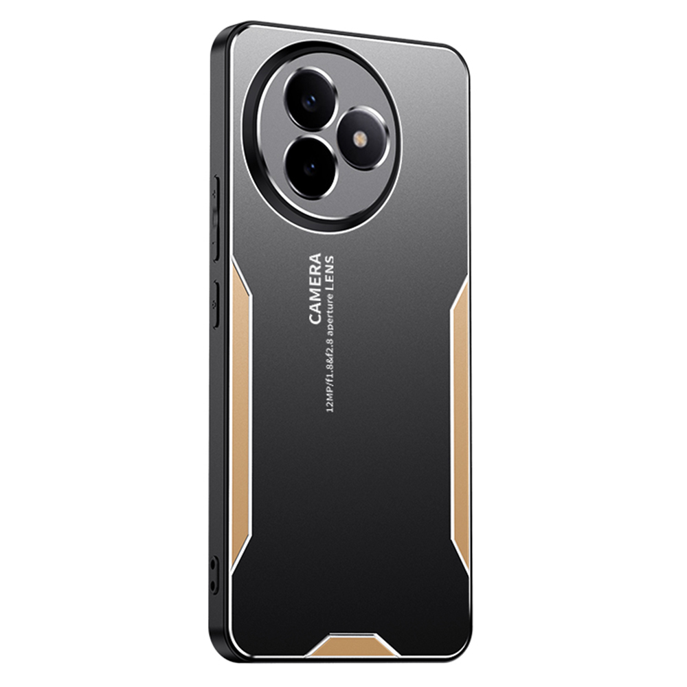 For Xiaomi Redmi K80 Ultra 5G Phone Case Aluminium Alloy TPU PC Back Cover - Gold