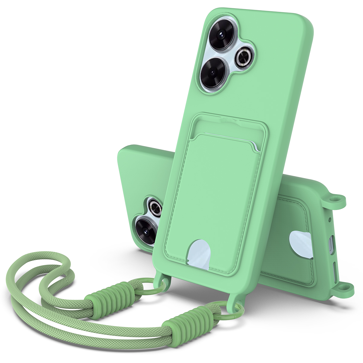 For Xiaomi Redmi 13 5G / Xiaomi Redmi Note 13R 5G / Xiaomi Poco M6 4G / Xiaomi Poco M6 Plus 5G / Xiaomi Redmi 13 4G Liquid Silicone Case  Phone Back C
