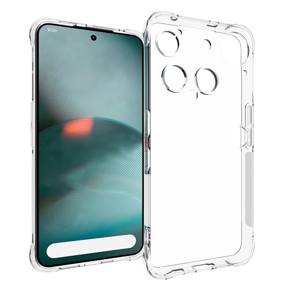 WANLONFENG For Nothing Phone (3) 5G Clear TPU Case  TM Series 2.0mm Phone Back Cover - Transparent