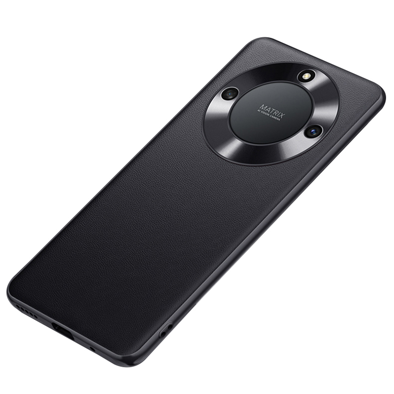 

Xundd Für Honor X40 5G PU Lederbeschichtete TPU + PC Hybrid Phone Hülle Metalllinsen-design Anti-kratzer-schocksicherung - Schwarz, Honor X40 5G