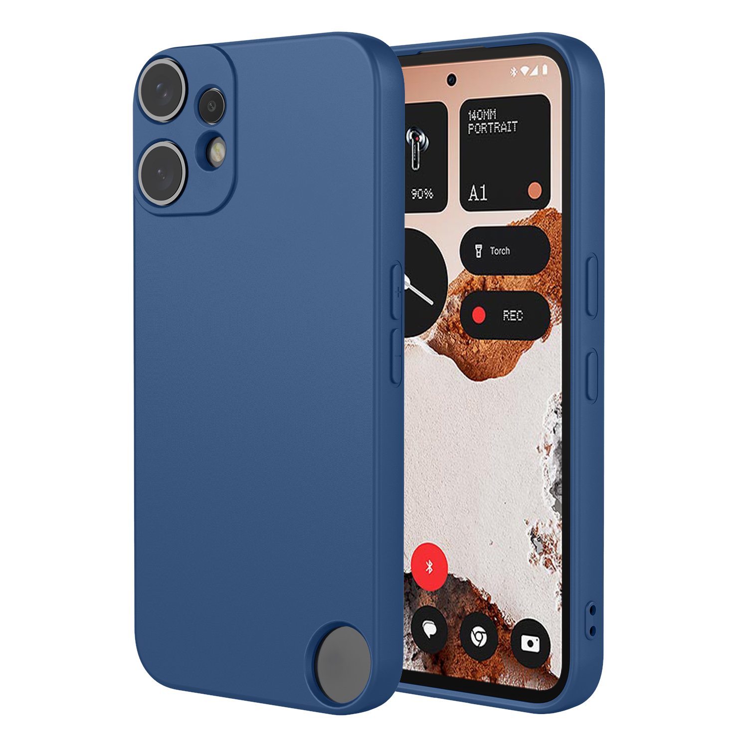 For Nothing CMF Phone 2 Pro Case Soft TPU Shockproof Protective Phone Cover - Blue