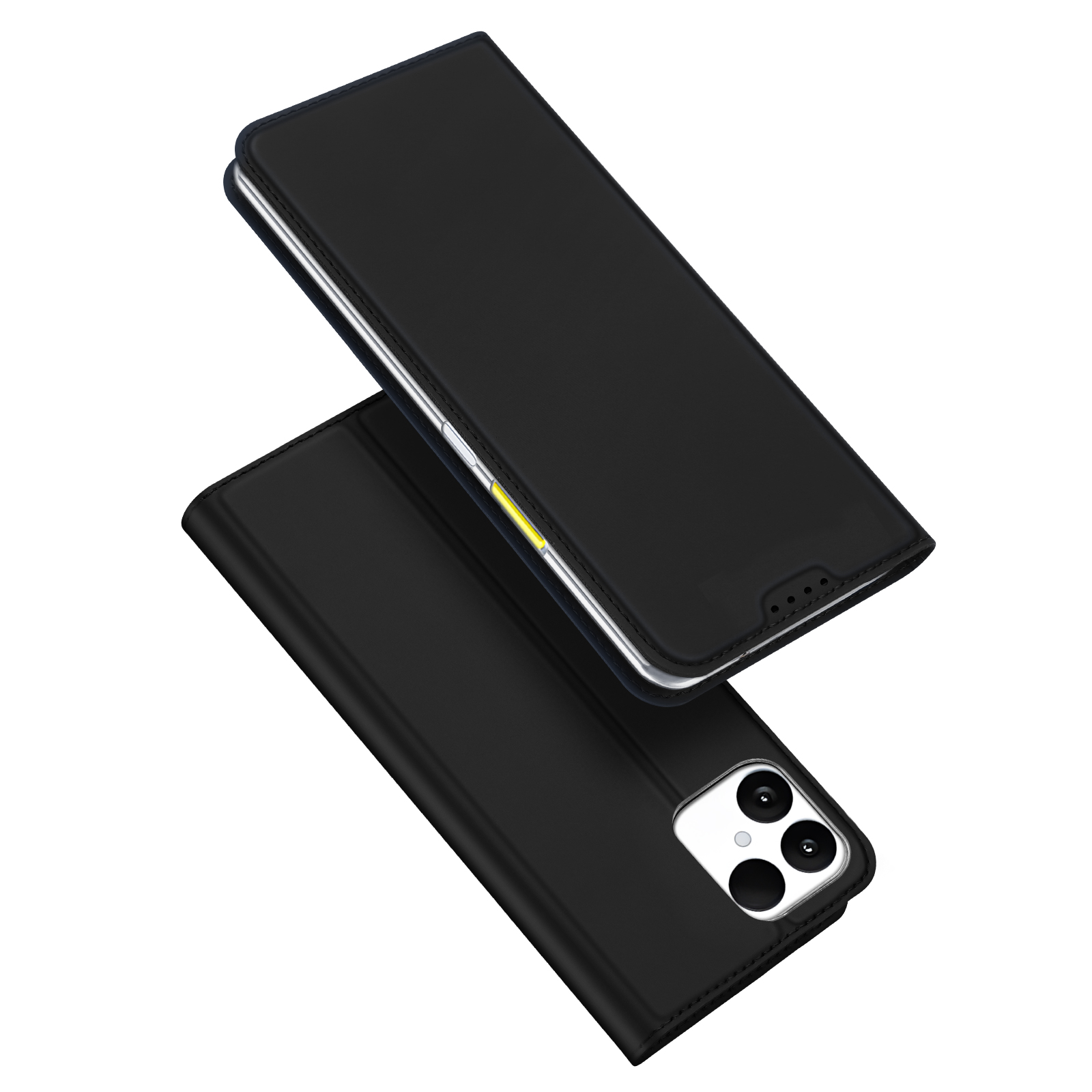 DUX DUCIS For Fairphone 6 Case  Skin Pro Series Leather Stand Cover Card Holder - Black