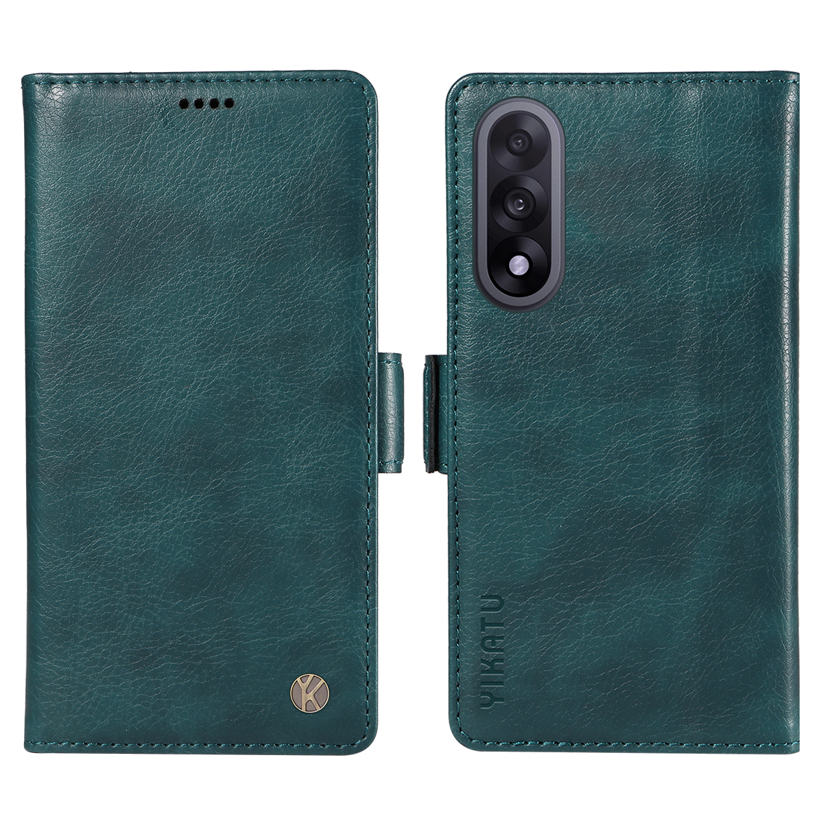 YIKATU For OnePlus Nord 5 5G / OnePlus Ace 5 Ultra 5G Case  YK-007 Litchi Texture PU Leather Wallet Phone Cover - Blue