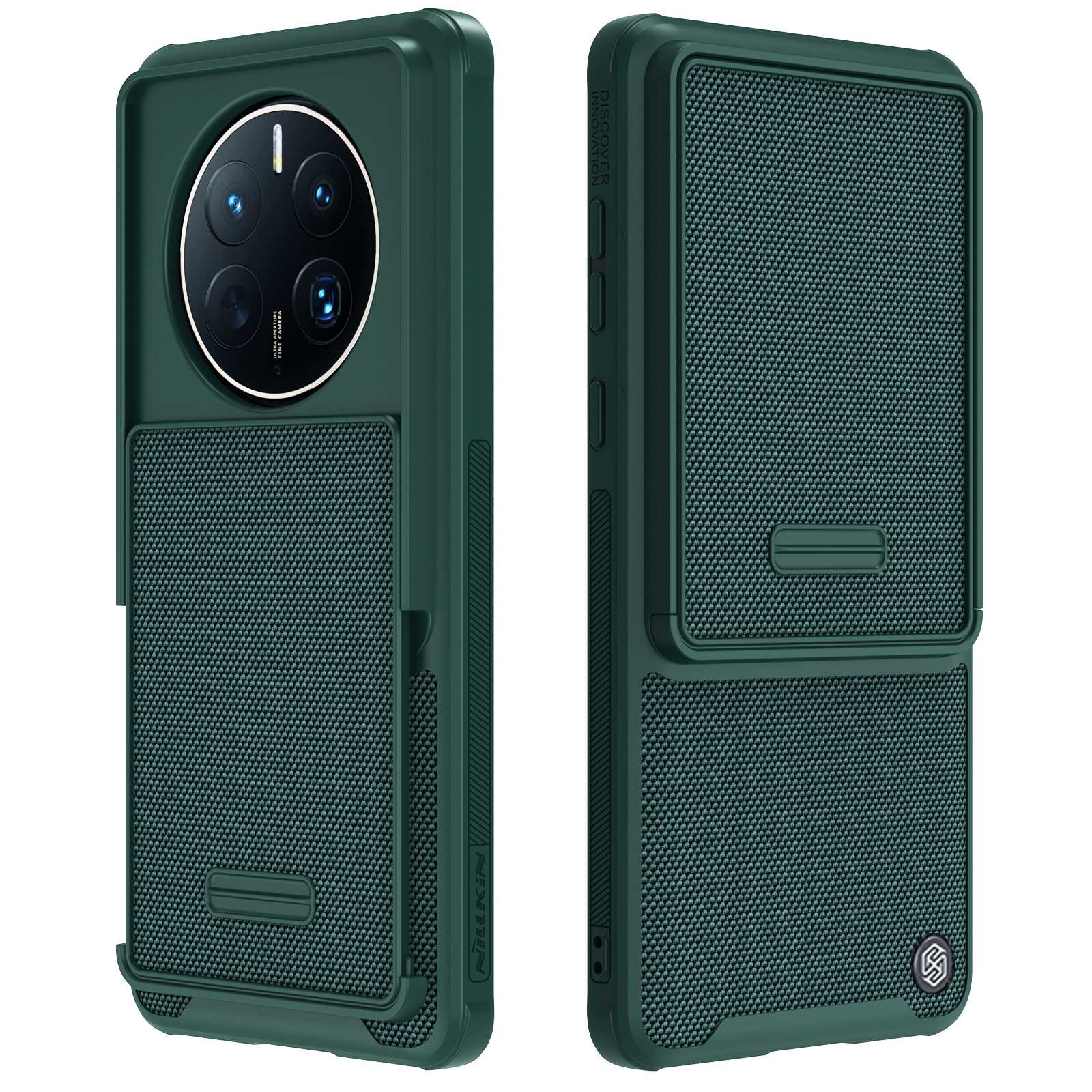

Nillkin Für Huawei Mate 50 Pro 4G Anti-scratch-telefonabdeckung Hartes PC Soft TPU Schockdes Handy-handy Fall - Grün, Huawei Mate 50 Pro 4G