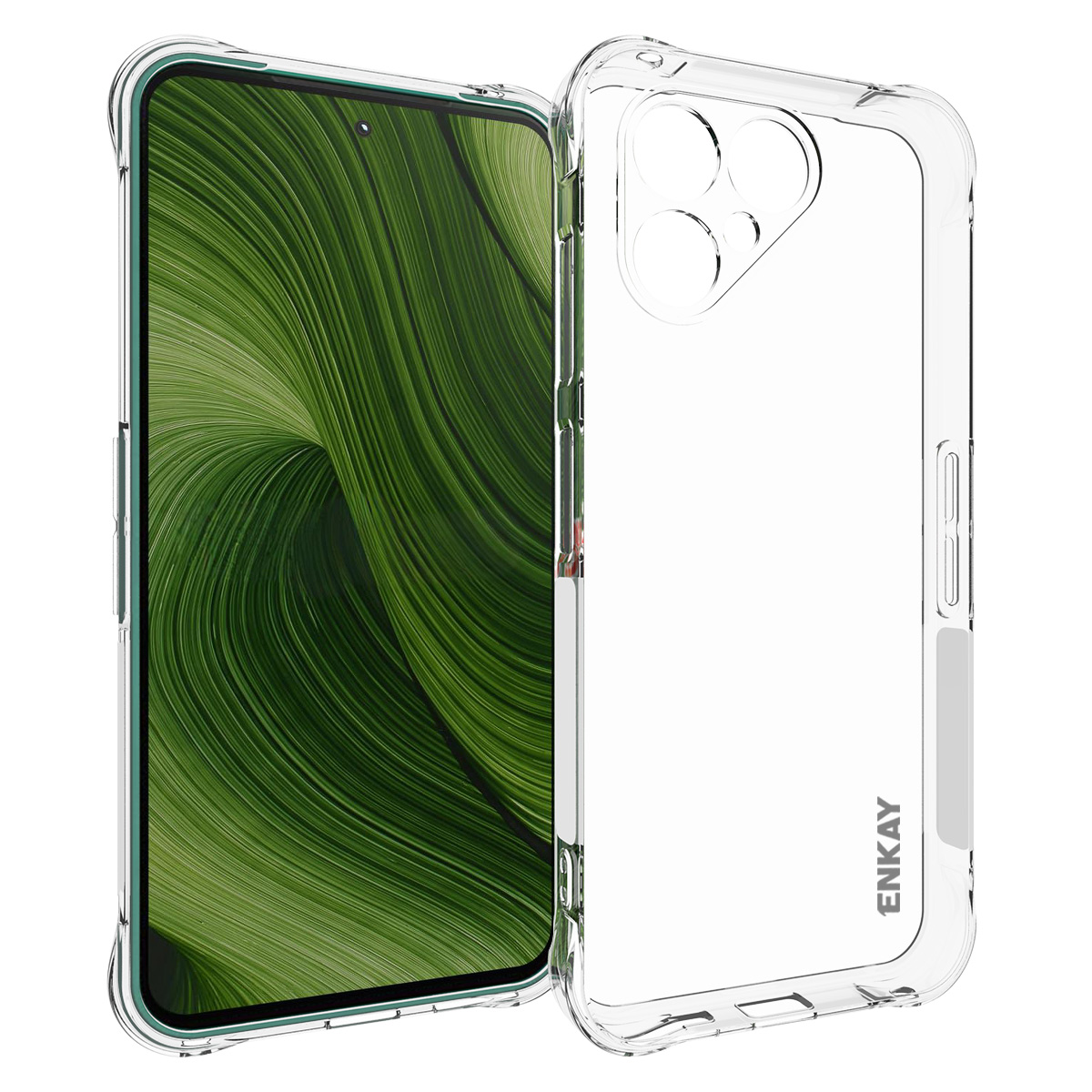 ENKAY HAT PRINCE For Fairphone 6 Clear Phone Case   Shockproof Anti-slip TPU Cover - Transparent