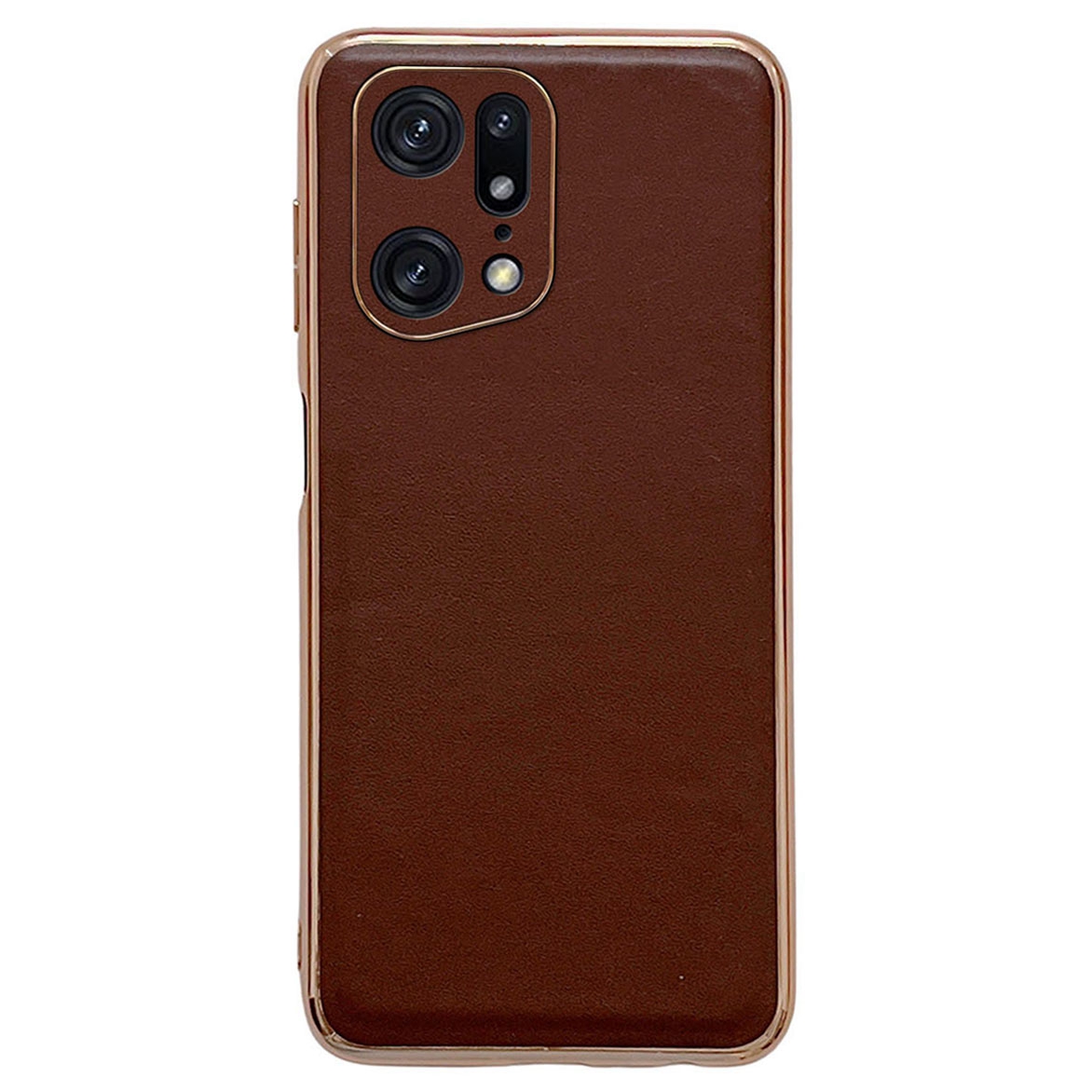 

Für Oppo Finden Sie X5 Pro 5G Elektroplierende Telefonhülle. - Kaffee, Oppo Find X5 Pro