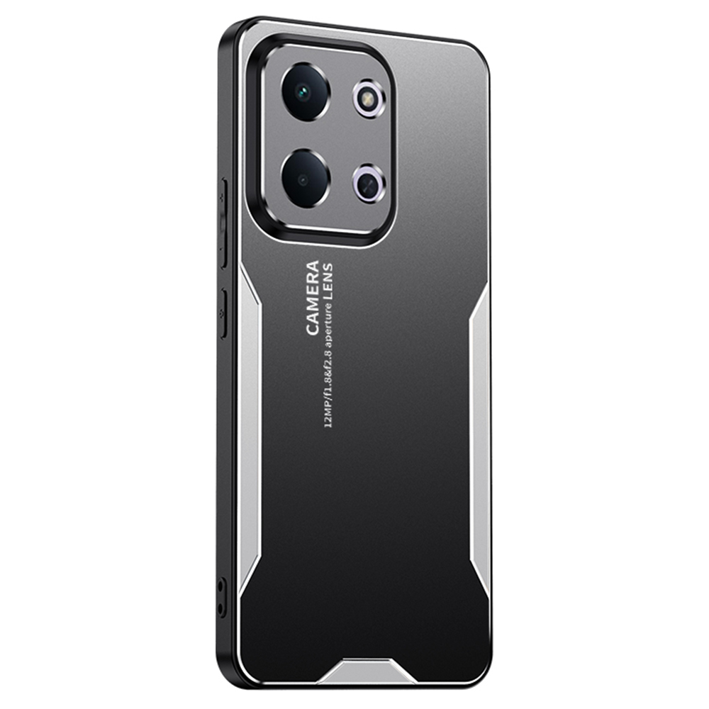 For Xiaomi Redmi 15C 4G (Global) (171mm) / Poco C85 4G (171mm) Phone Case Aluminium Alloy TPU PC Back Cover -  Silver