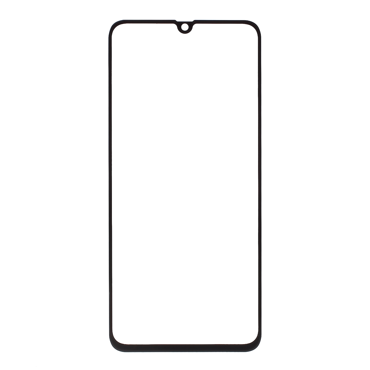 For Samsung Galaxy A70s A707 Front Screen Glass Lens + OCA Adhesive Part (Small Screen) (without Logo)