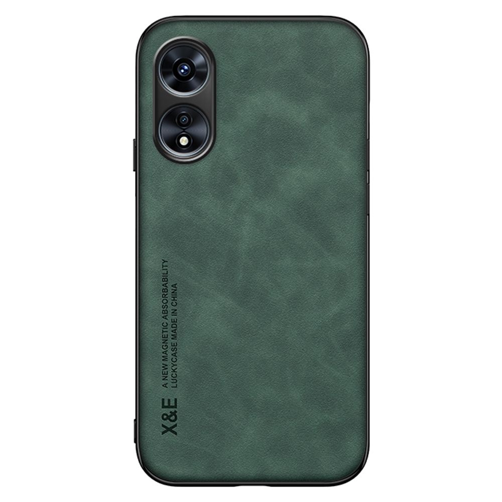 

x & e Skin-touch-telefonhülle Für Oppo A97 5G PU Leder TPU Hartes Pc-hülle Schockdelie Telefonabdeckung - Grün, Oppo A97 5G