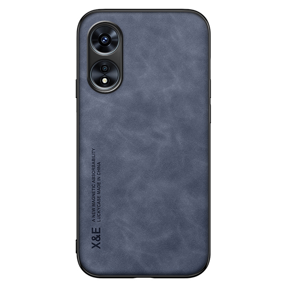 

x & e Skin-touch-telefonhülle Für Oppo A97 5G PU Leder TPU Hartes Pc-hülle Schockdelie Telefonabdeckung - Blau, Oppo A97 5G