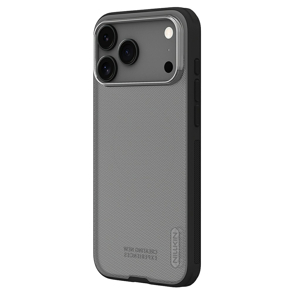 NILLKIN Super Frosted Shield Pro For iPhone 17 Pro Max Case Matte PC TPU Clear Black Phone Back Cover