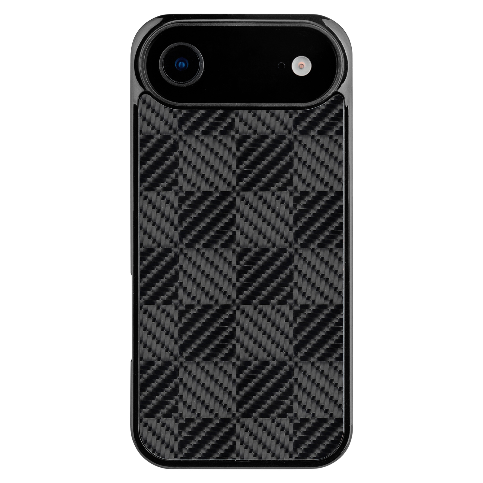 For iPhone Air Case Compatible with MagSafe Aramid Fiber TPU Shockproof Phone Cover - Square Texture