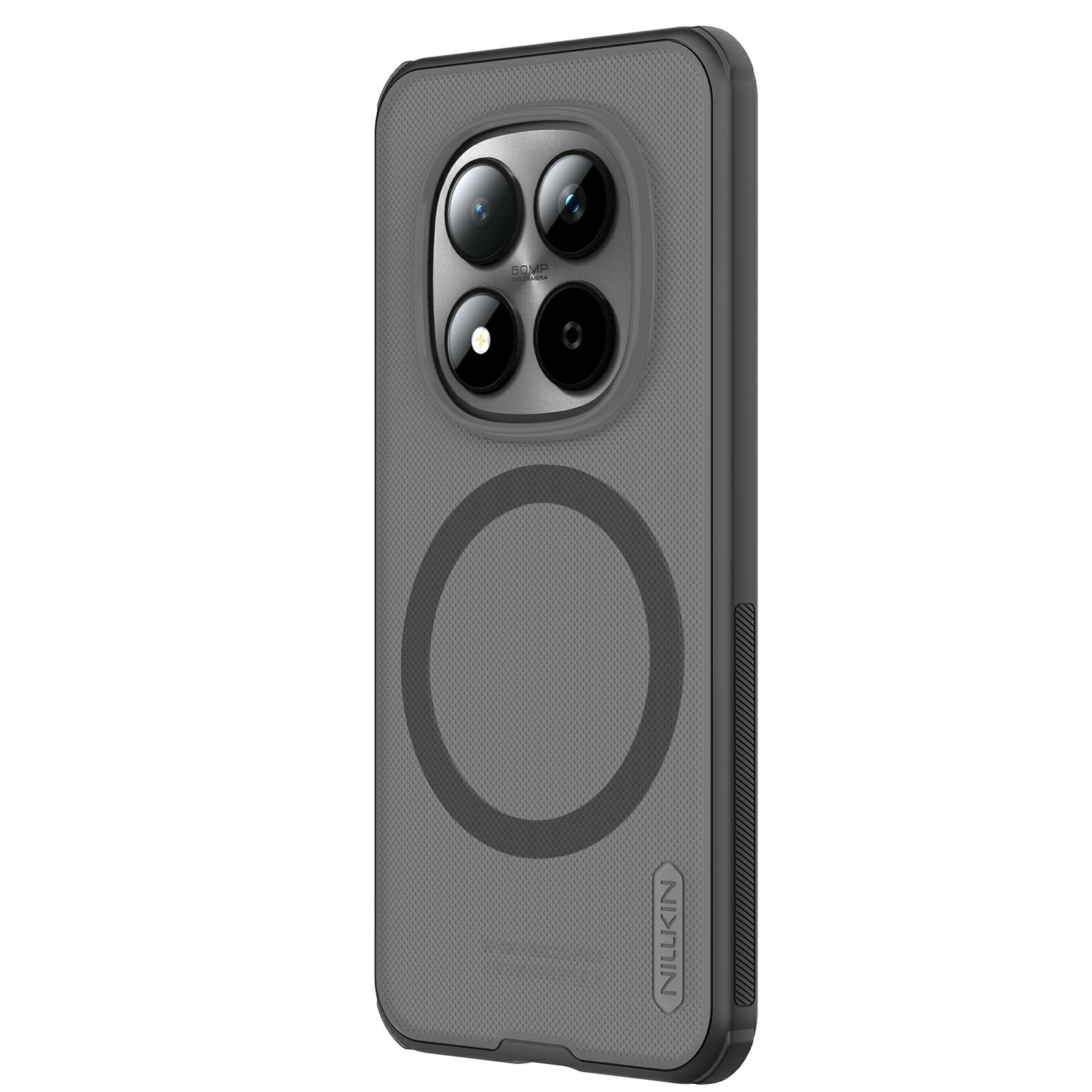 NILLKIN Super Frosted Shield Pro for Xiaomi Poco M8 Pro 5G / Redmi Note 15 Pro+ 5G (Global) Magnetic Case Matte PC TPU Clear Black Phone Back Cover