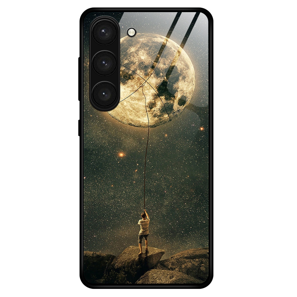 

Для Samsung Galaxy S23 5G Tpu+pc+стекло-скреттное Стекло с Мошенничеством. - Луна, Galaxy S23