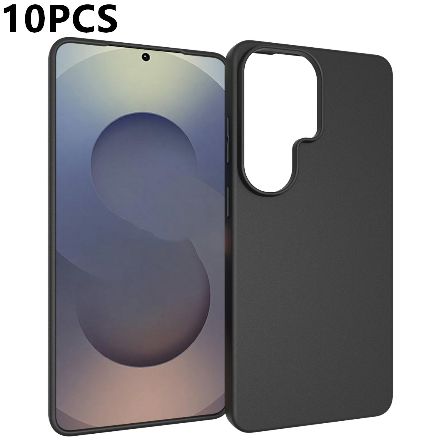10Pcs  /  Pack For Samsung Galaxy S26 Ultra Case Anti Fingerprint Soft TPU Protective Cover