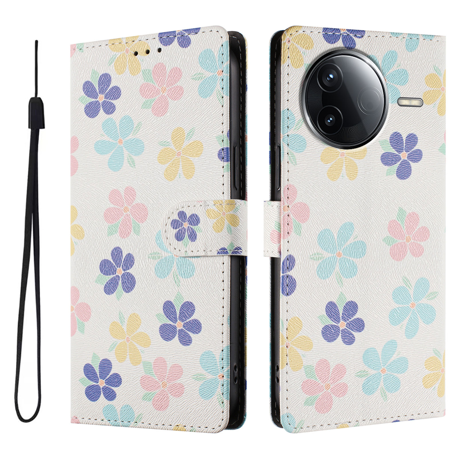 For Xiaomi Poco F7 Pro 5G / Xiaomi Redmi K80 Pro 5G / Xiaomi Redmi K80 5G / Xiaomi Poco F7 Ultra 5G Case Pattern Print PU Leather Wallet Phone Cover w