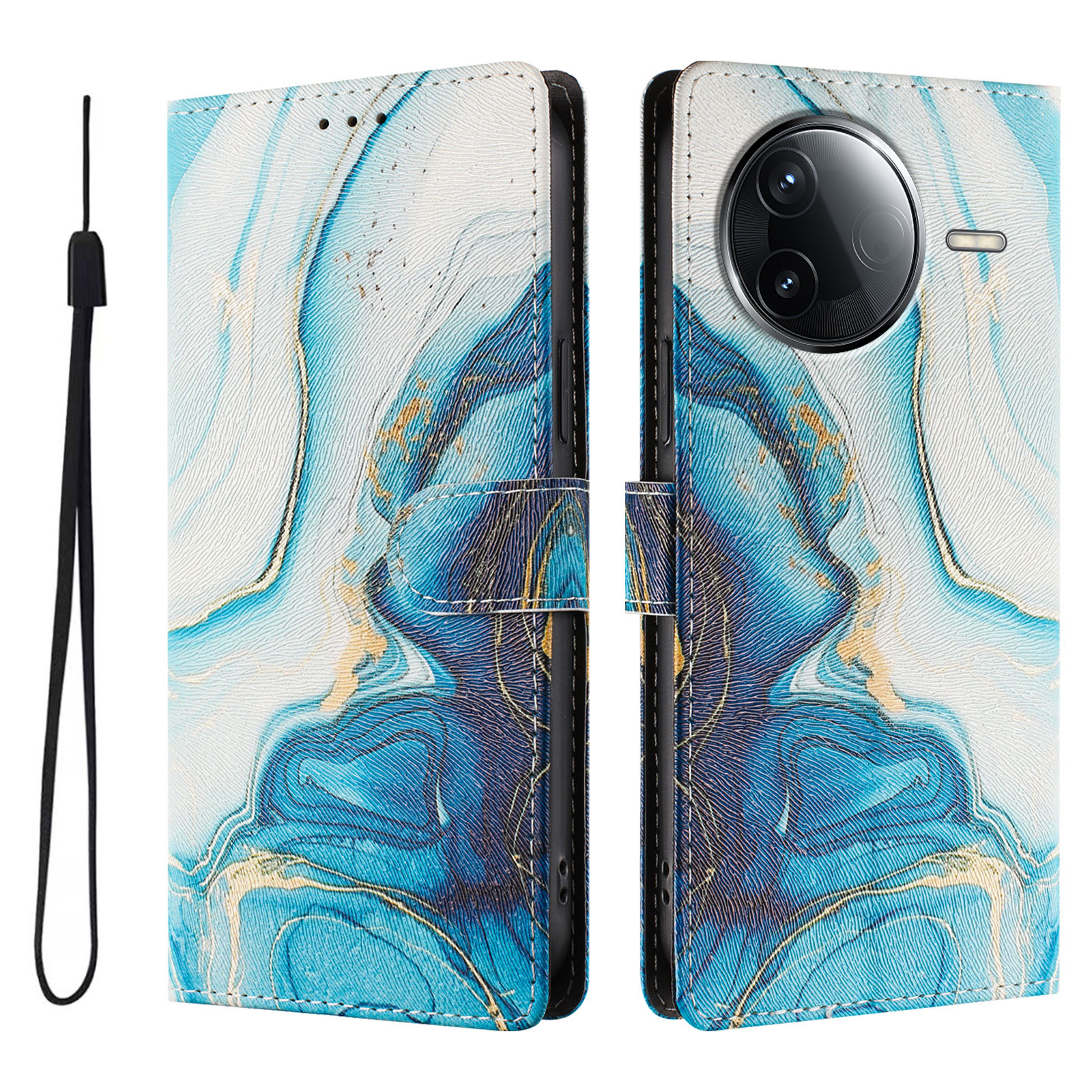 For Xiaomi Poco F7 Pro 5G / Xiaomi Redmi K80 Pro 5G / Xiaomi Redmi K80 5G / Xiaomi Poco F7 Ultra 5G Case Pattern Print PU Leather Wallet Phone Cover w